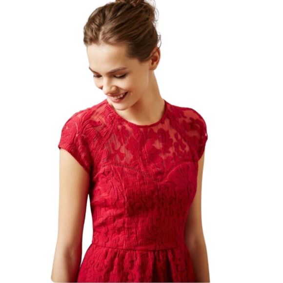 Anthropologie Dolce Vita Taisia Dress in Red - Picture 3 of 7